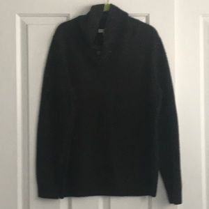 Men’s Brown Shawl Neck Sweater